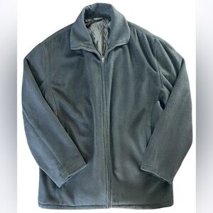 Lauren Ralph Lauren Men’s Black Wool Fleece Quilted Lining Jacket Size Large